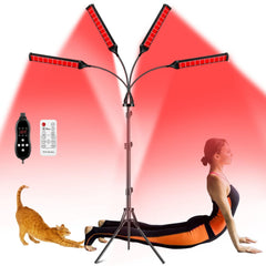 Halbeira red light therapy panel for home use targets body and face care