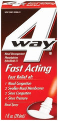 HALEON 4 Way Nasal Decongestant Spray bottle for fast congestion relief.