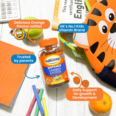 Haliborange kid-friendly packaging designed for family routines.