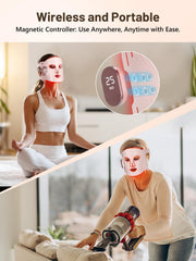 HALIDODO cordless face mask in use for hands-free treatment