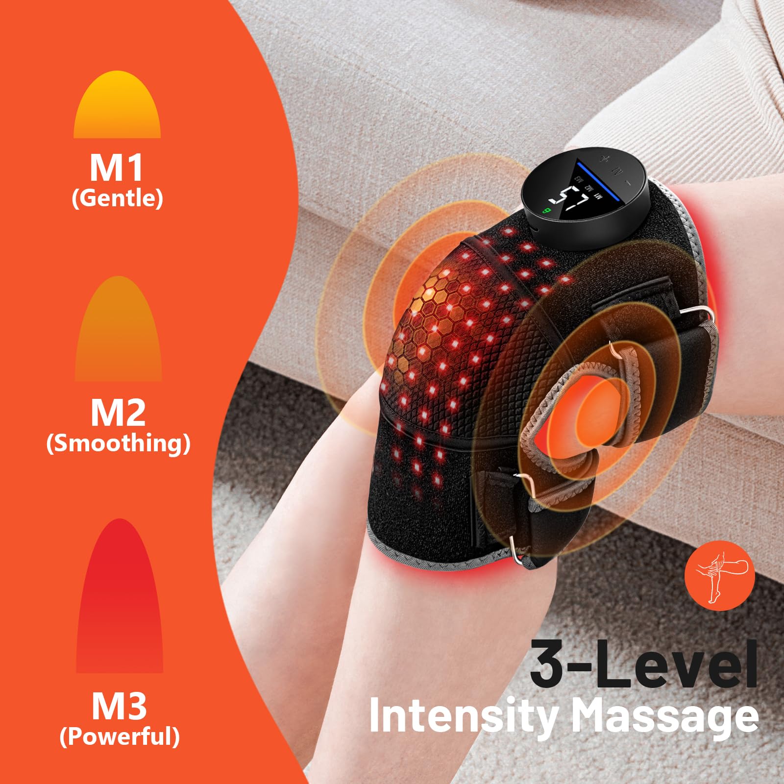 HALIDODO knee brace strap adjustment for secure, customizable fit