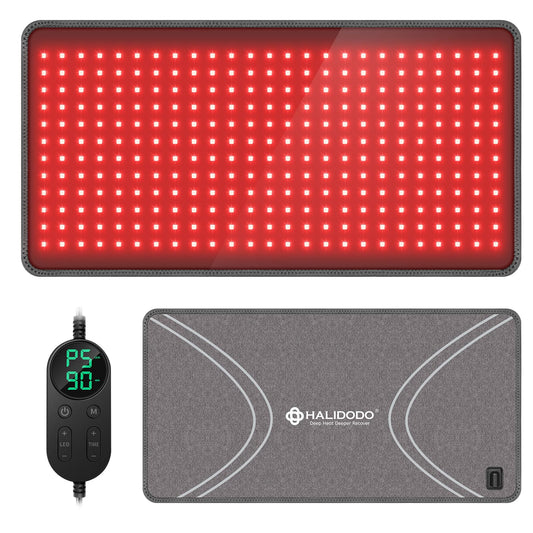 HALIDODO therapy pad with strap enables hands-free use for convenient sessions