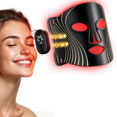 HALIDODO red light face mask front view for at-home skincare benefits.