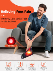 HALIDODO red light foot wrap with digital timer, easy auto shut-off.