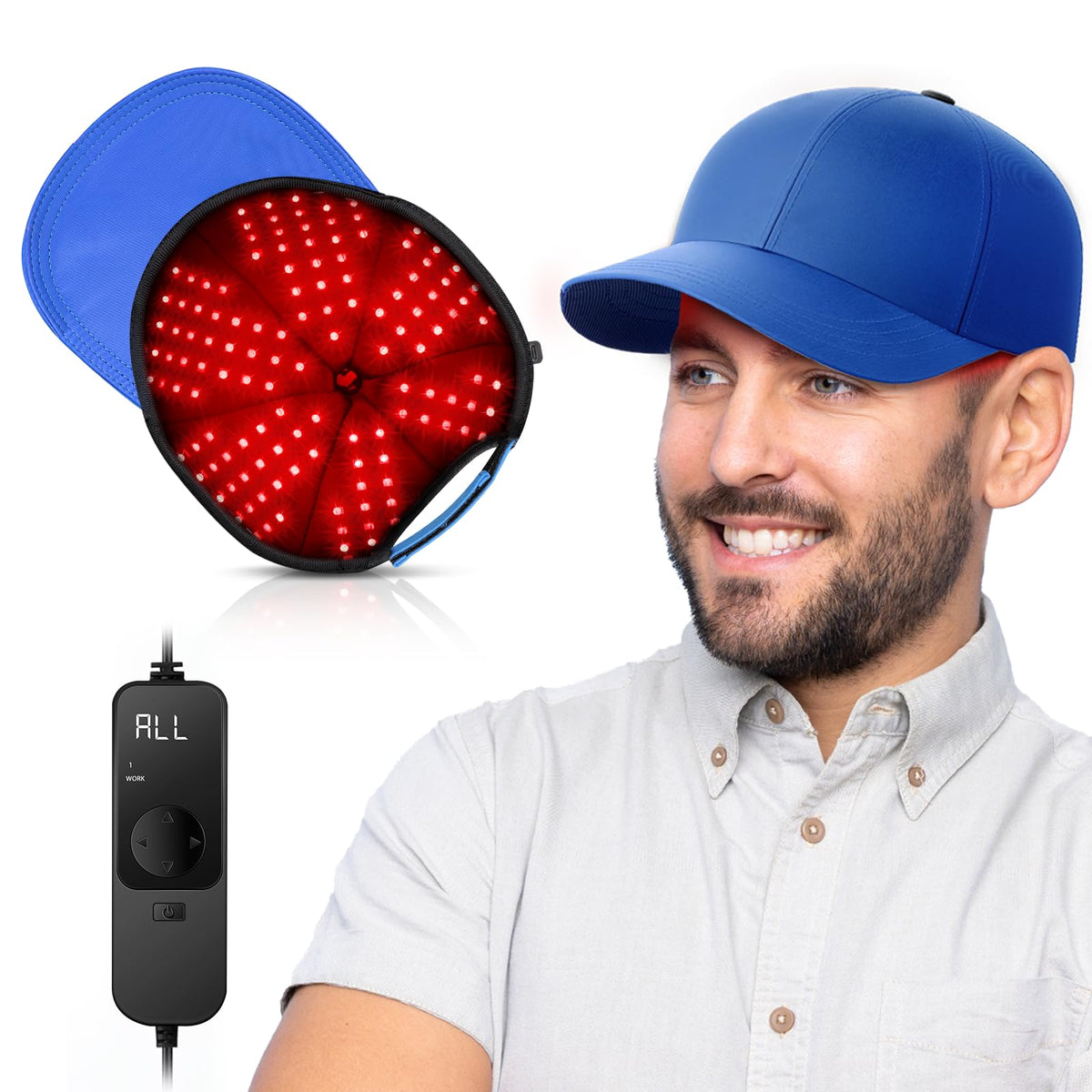HALIDODO red light hair growth cap overview for at-home hair growth support.