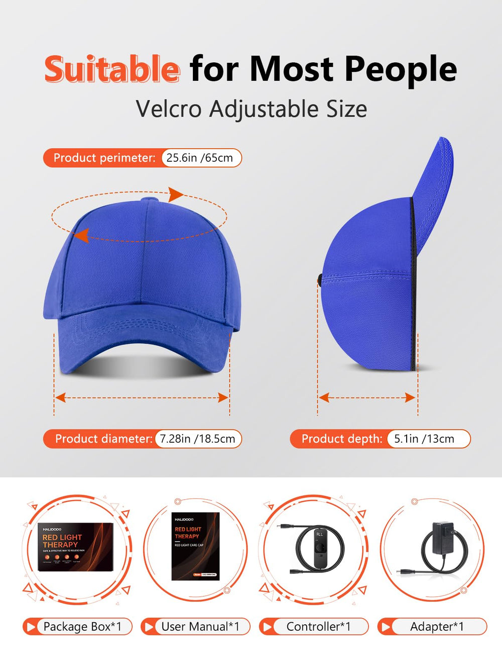 HALIDODO packaging photo showing how to set up.