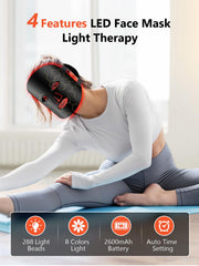 HALIDODO red light mask eye-protection design for comfortable use