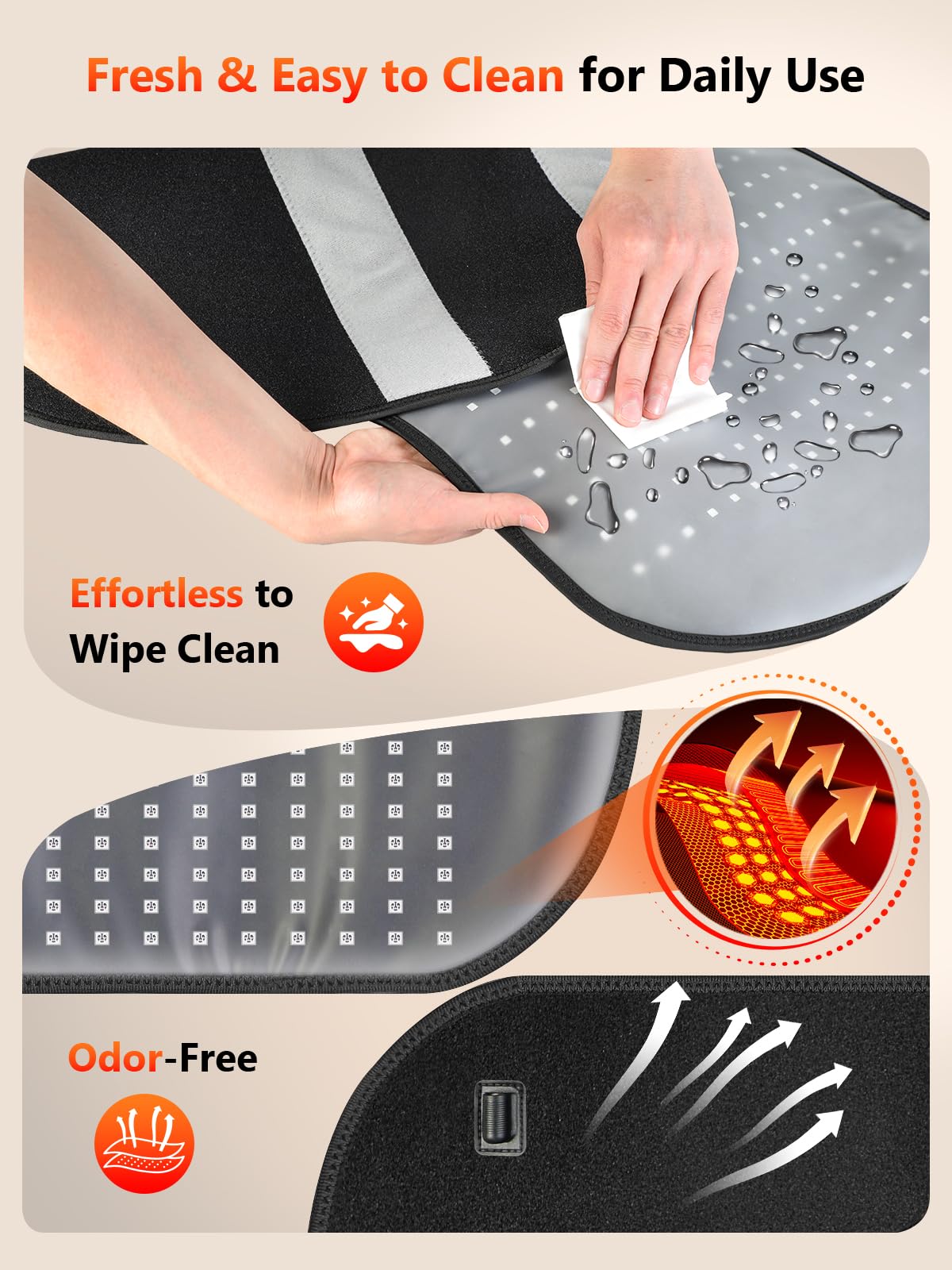 HALIDODO easy-clean surface supports daily use and sharing