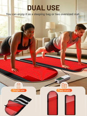 HALIDODO two mats snapped together for expanded treatment area