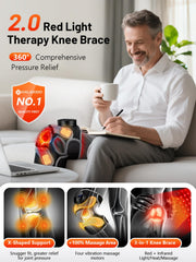 HALIDODO Upgrade Knee Brace 3-vibration-modes provide customizable relief during wear
