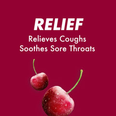 HALLS cherry drops travel-friendly for on-the-go relief.
