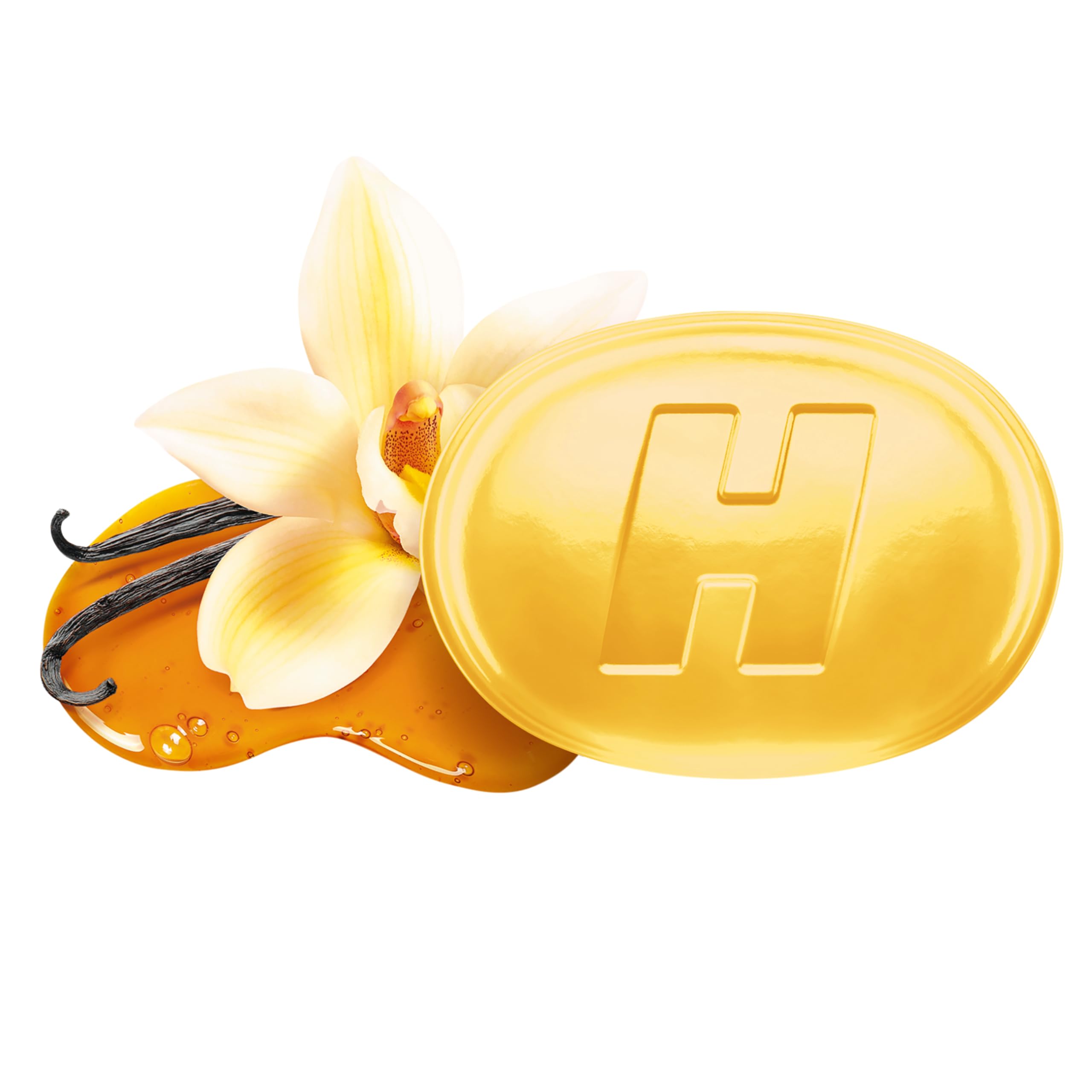 HALLS honey vanilla cough drops with real honey for natural flavor.