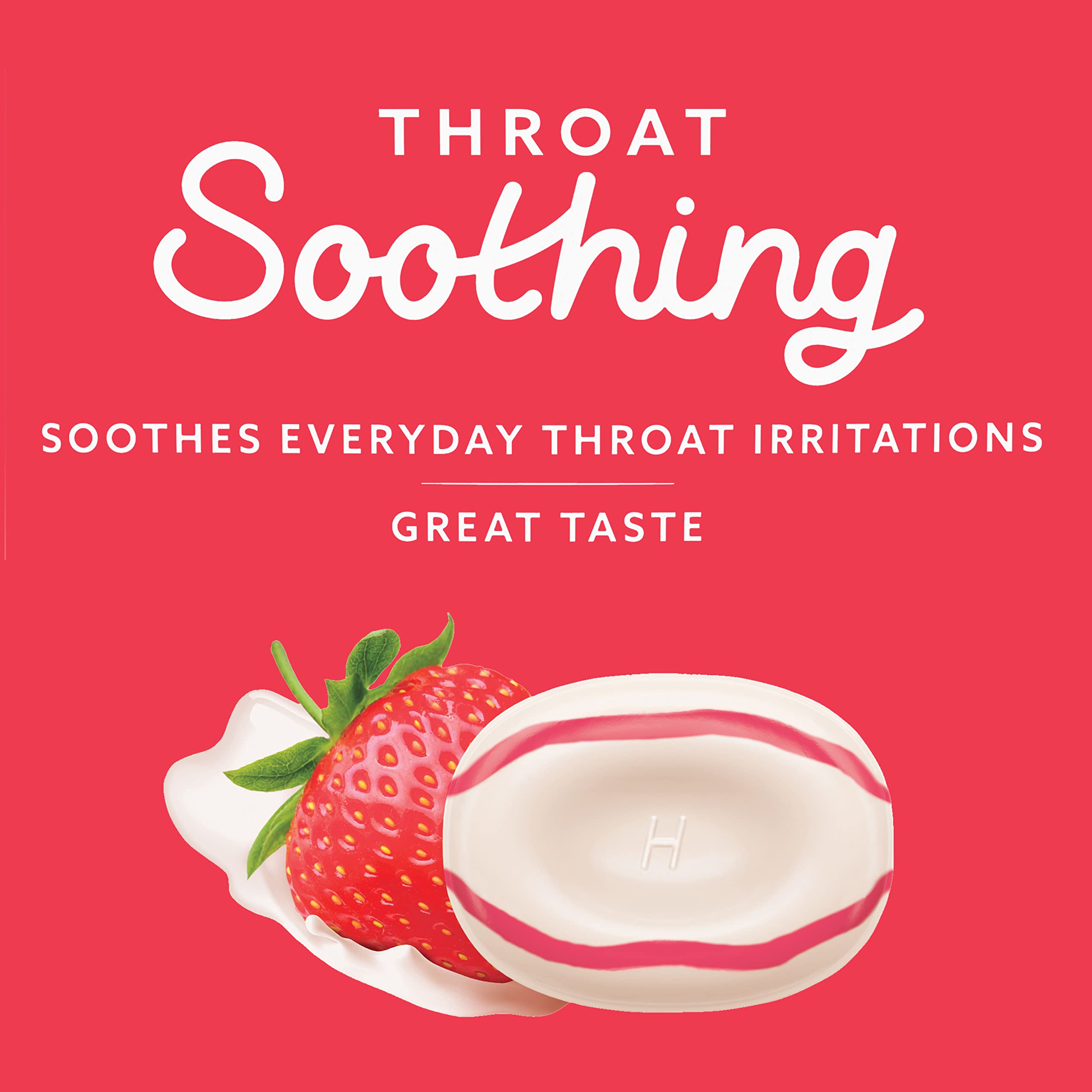 HALLS menthol-free throat drops label showing gentle soothing.