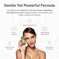 Halo Beauty Kiwi Seed Booster vegan capsules designed for clean daily use.