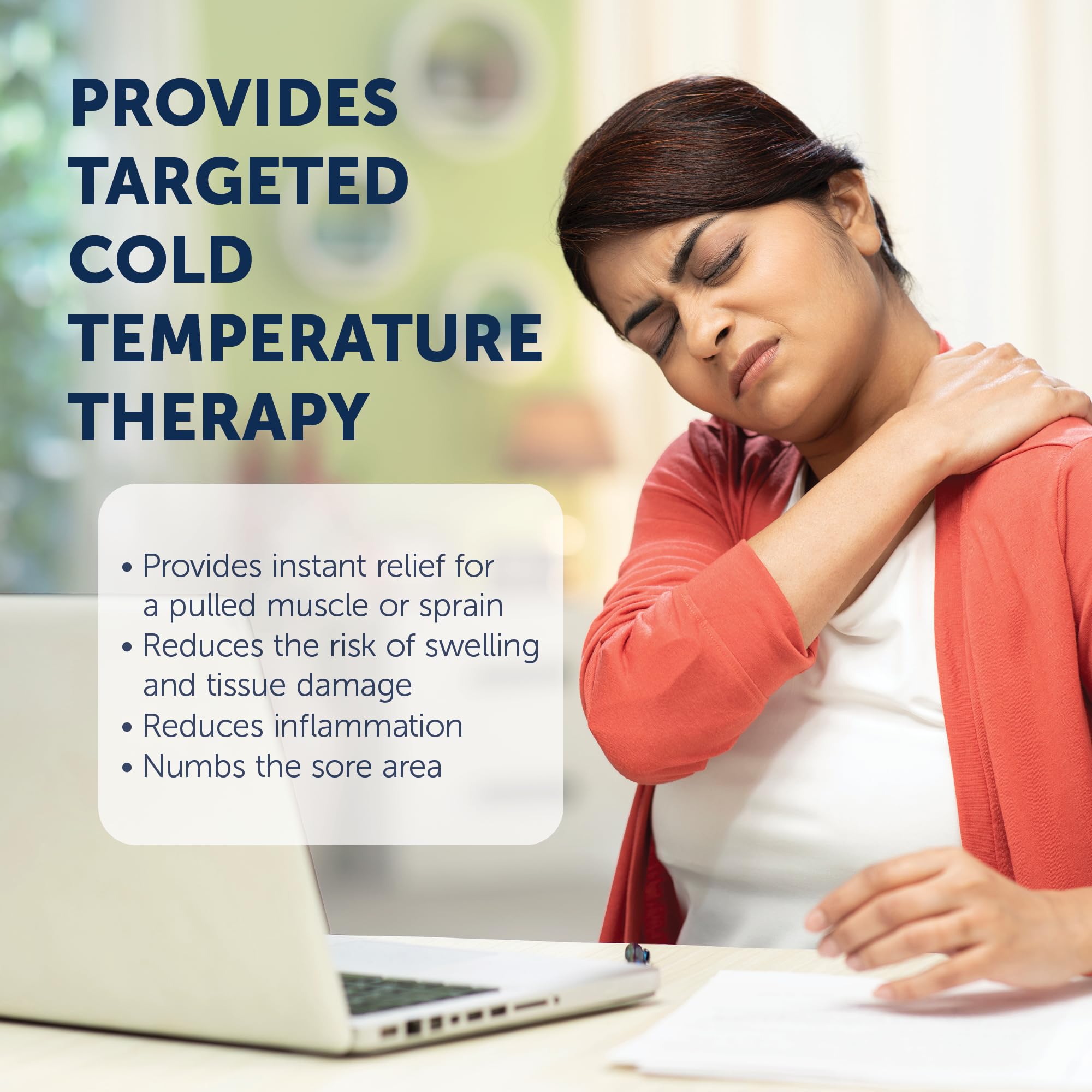 Halyard Instant Cold Pack urea-blend active ingredient ensures consistent cooling.
