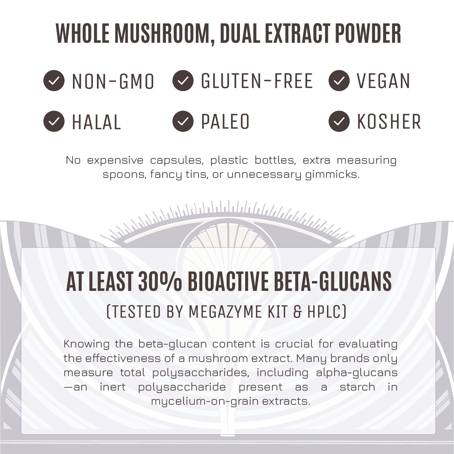 Hamilton's Mind Mix packaging displays USDA Organic seal and vegan formula.