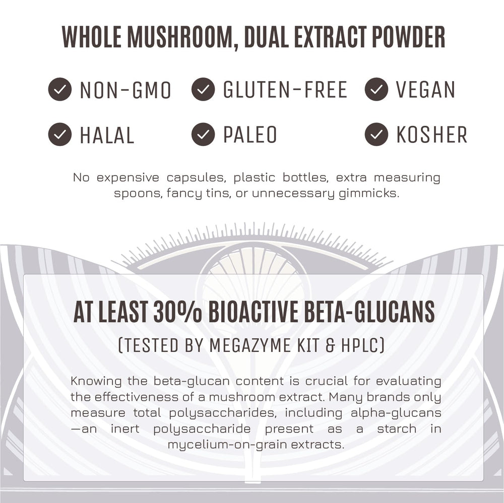 Hamilton's Mind Mix packaging displays USDA Organic seal and vegan formula.