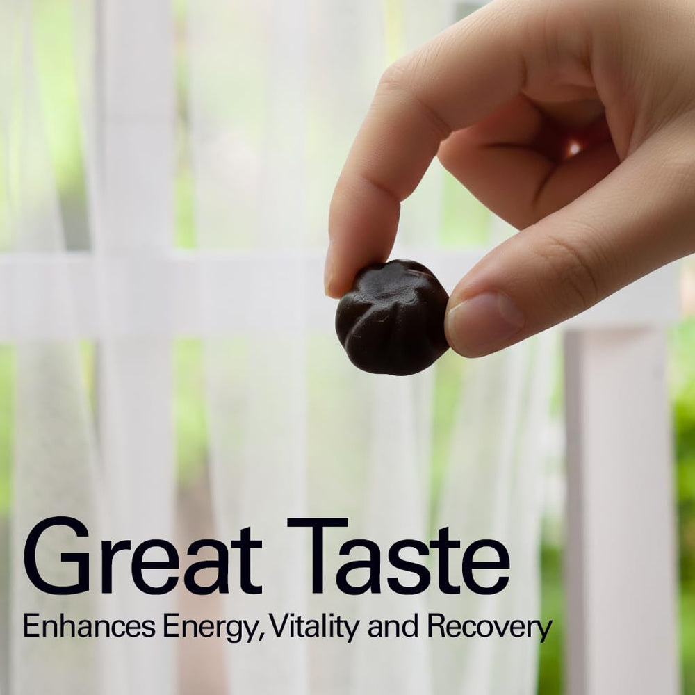 Hampton Distribution Shilajit Gummies ingredients close-up showing natural blends.