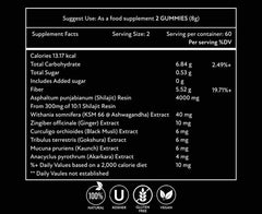 Hampton Distribution Shilajit Gummies lab test certificate signals quality assurance.
