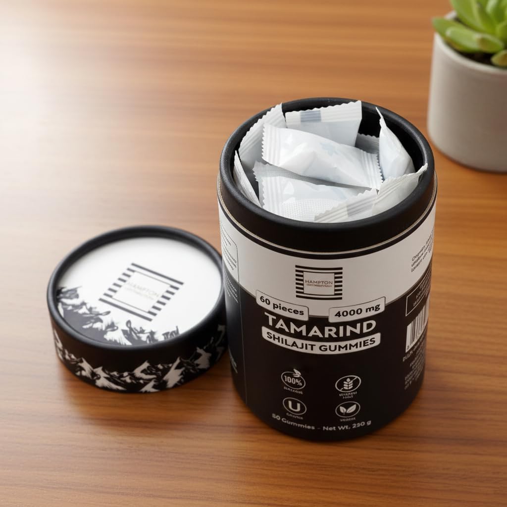 Hampton Distribution Shilajit Gummies on-the-go lifestyle support in use.