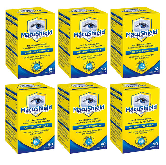 Hampton Macushield bottle front with 90 capsules, ideal for easy daily use.