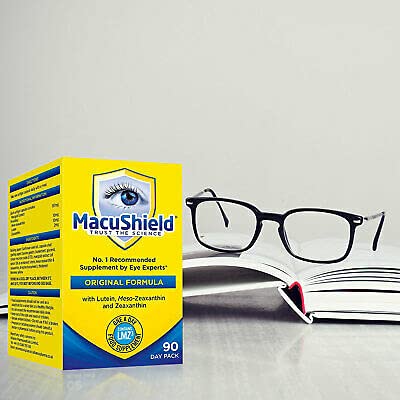Hampton Macushield capsules on shelf ready for purchase.