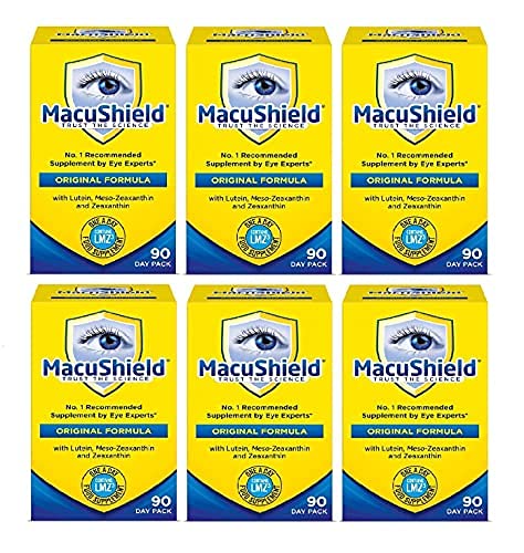 Hampton Macushield six-pack packaging, great value for ongoing supplementation.