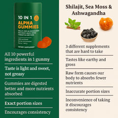 Two Hanachi gummies beside a cup of tea for a daily dose