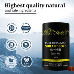Hanachi Shilajit Gummies travel-pack ideal for on-the-go use.