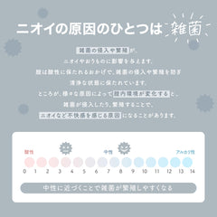 Ingredients panel of HanamiSui Wettrust Innergarm gel emphasizing a gentle formula.
