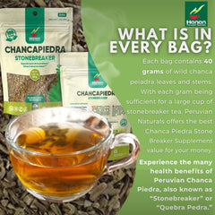 Hanan Stone Breaker tea loose leaves steeping in a cup.