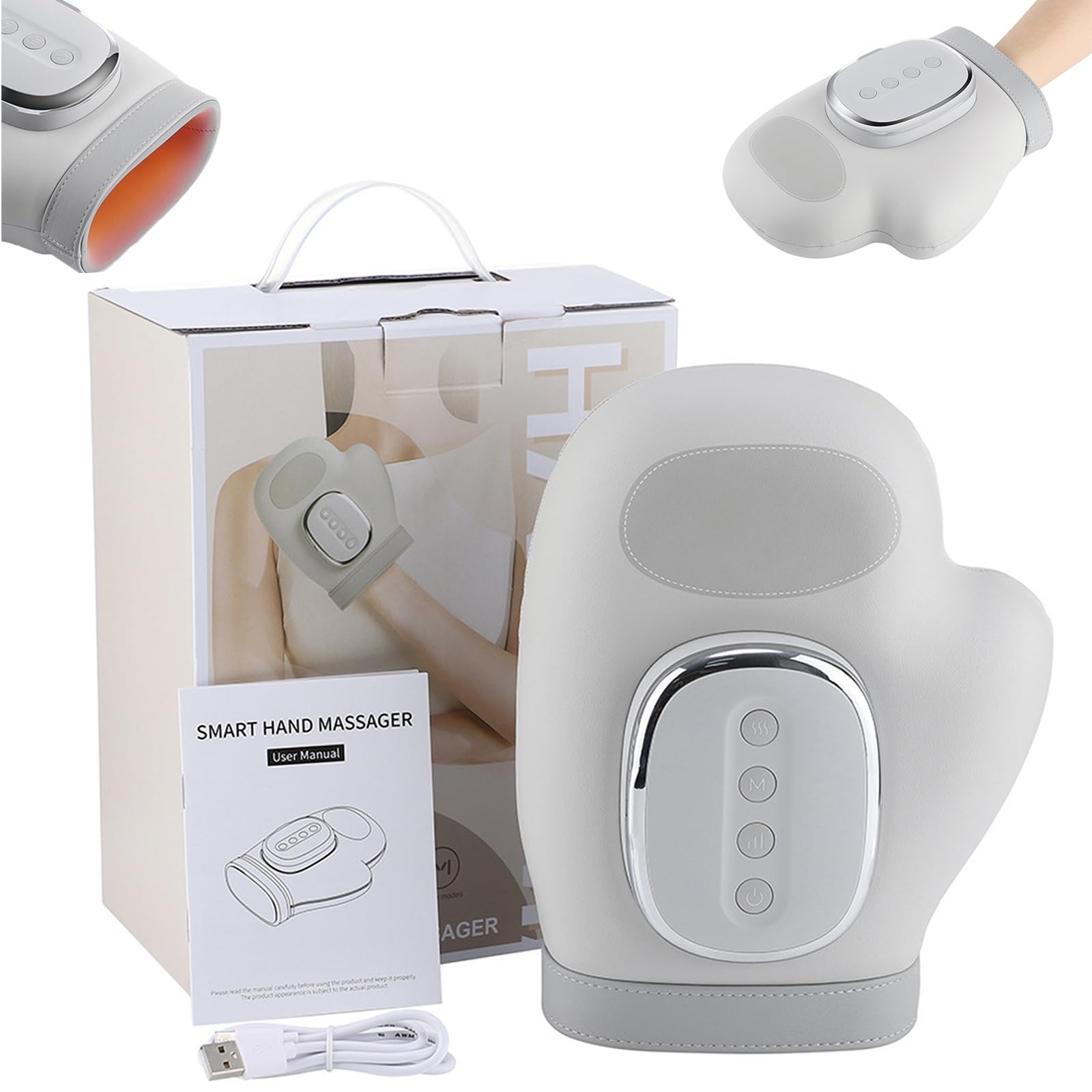 Hand Massager cordless compact design for portable relief