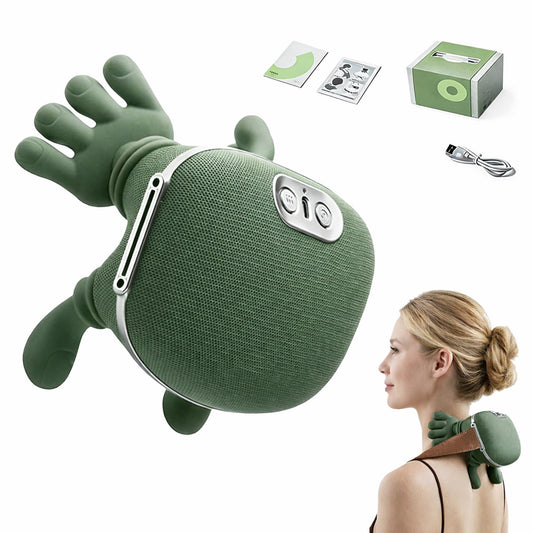Hand Neck Massager showing 4D kneading action for targeted neck relief.
