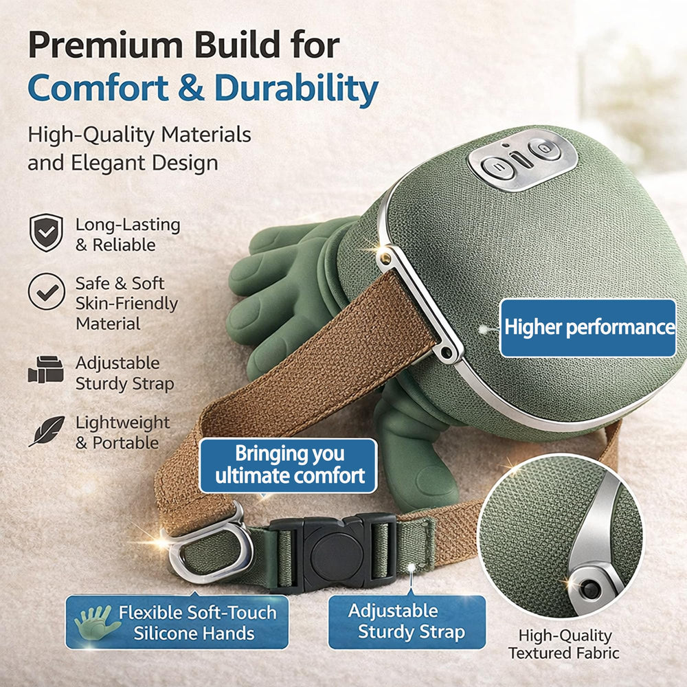 Hand Neck Massager portable design for home or office use.