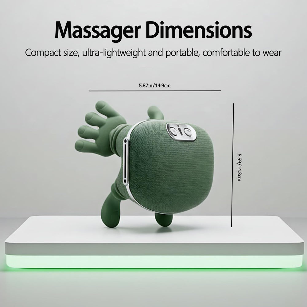 Hand Neck Massager Type-C charging enables convenient power on the go.