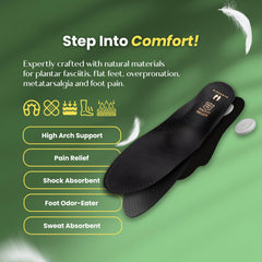 HANDARTE dress-shoe-insole offers cushioned support without bulk