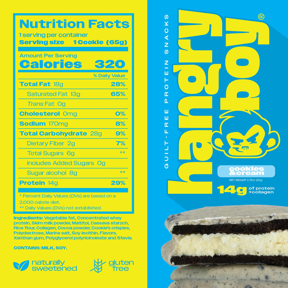 Hangryboy gluten-free GMO-free ingredients highlighted for clean snacking.