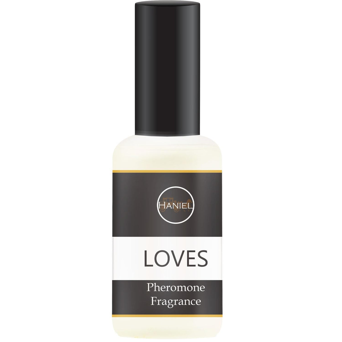 Haniel Pheromones Perfume bottle close-up with luxe packaging, ideal for gifting.