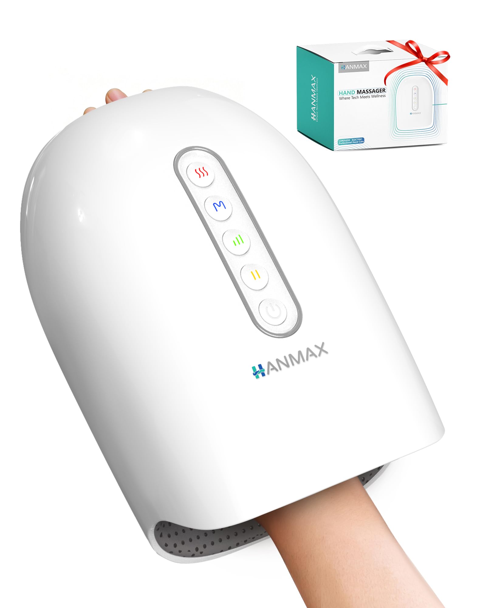 HANMAX Hand Massager with full-hand wrap for daily hand comfort.