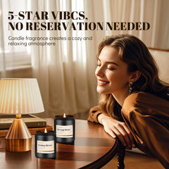 Hanolly The Way candle in a dark jar for mindful ambience.