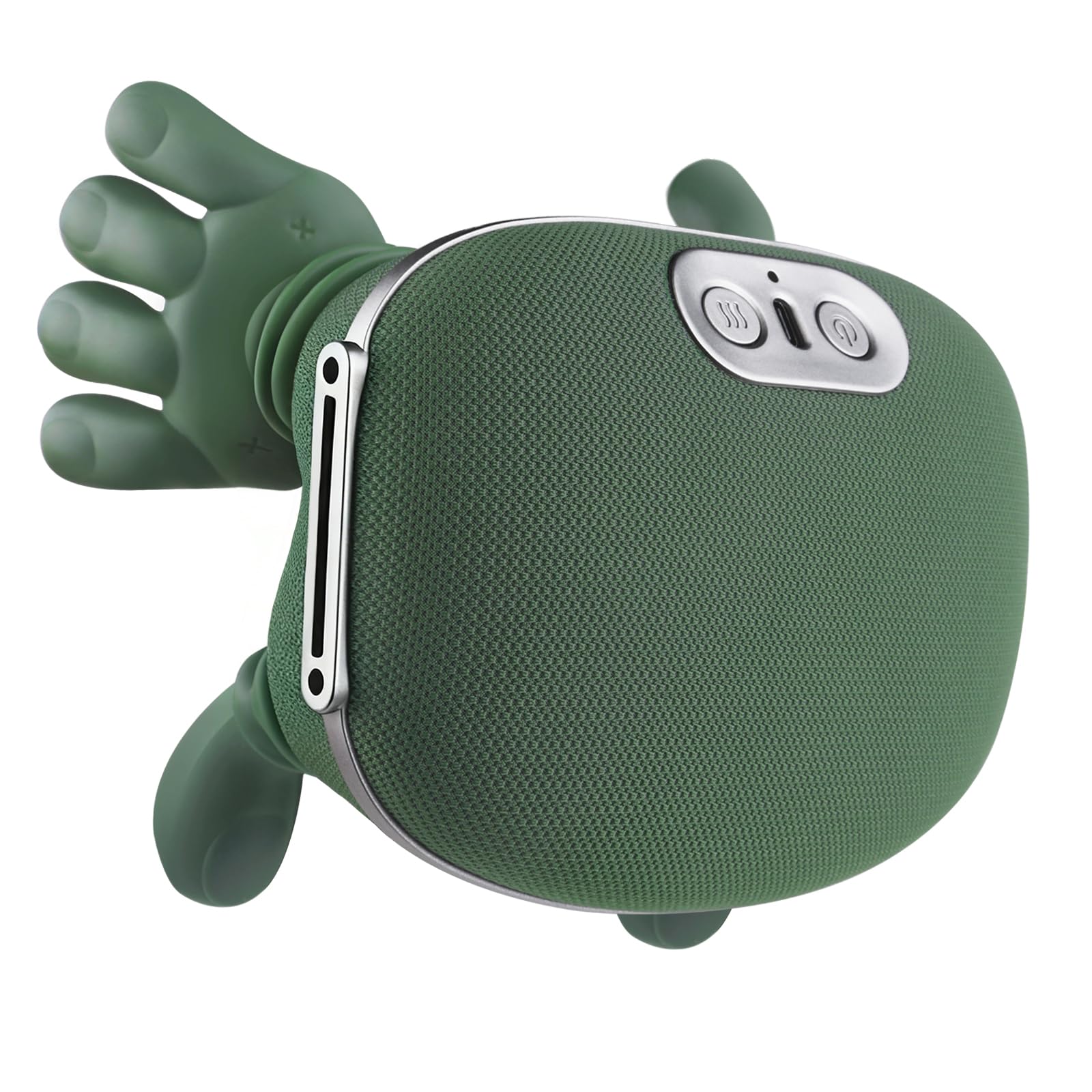 HANQUAN neck massager 4D kneading in action on neck and shoulders for deep relaxation after work.
