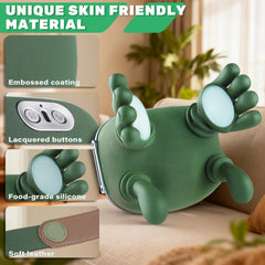 HANQUAN upgraded neck massager heat function delivering soothing warmth for relaxed muscles.