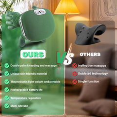HANQUAN upgraded neck massager strap-on option supports hands-free operation.