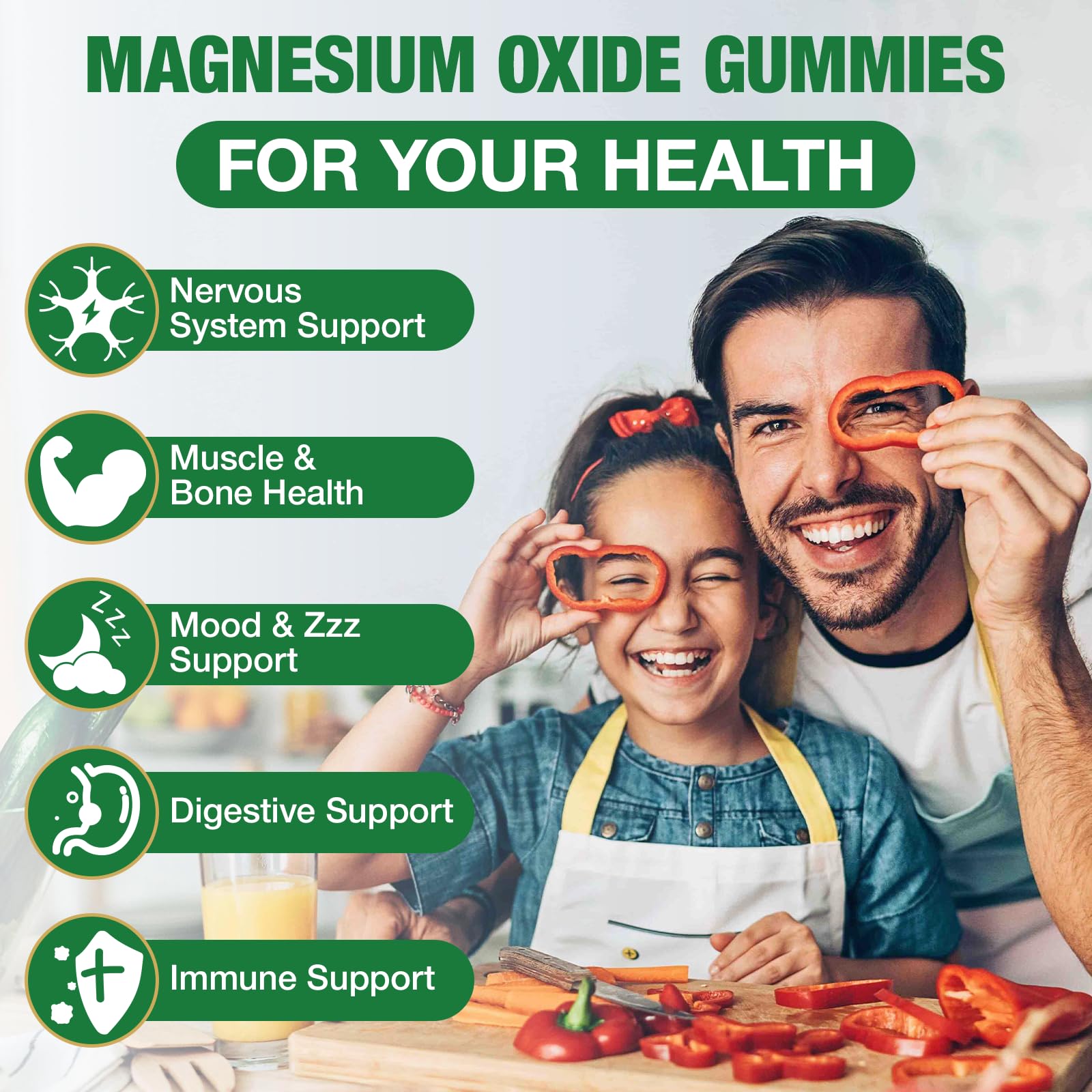 Haohan Magnesium Oxide Gummies kid-friendly use for easy, tasty daily support.