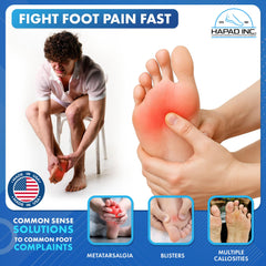 HAPAD Morton’s neuroma relief pad supports forefoot comfort.