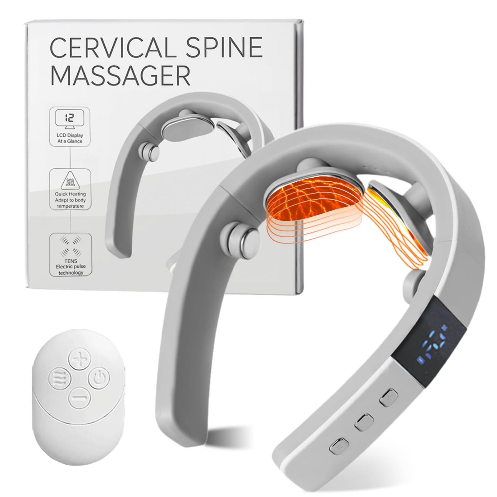 HAPIPET neck massager with heat therapy for deep relaxation