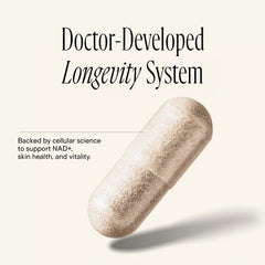 Happy Aging capsules being taken as part of daily routine