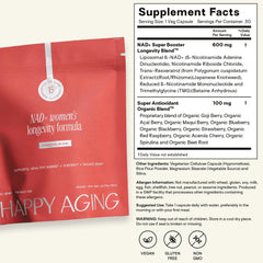 Happy Aging travel ready pouch for easy on the go use