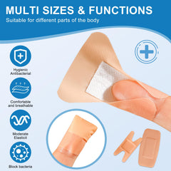 Breathable Happy Cheers bandages keep skin comfortable all day