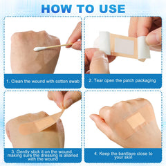 Largest 4x4 inch bandage from Happy Cheers offers extensive coverage